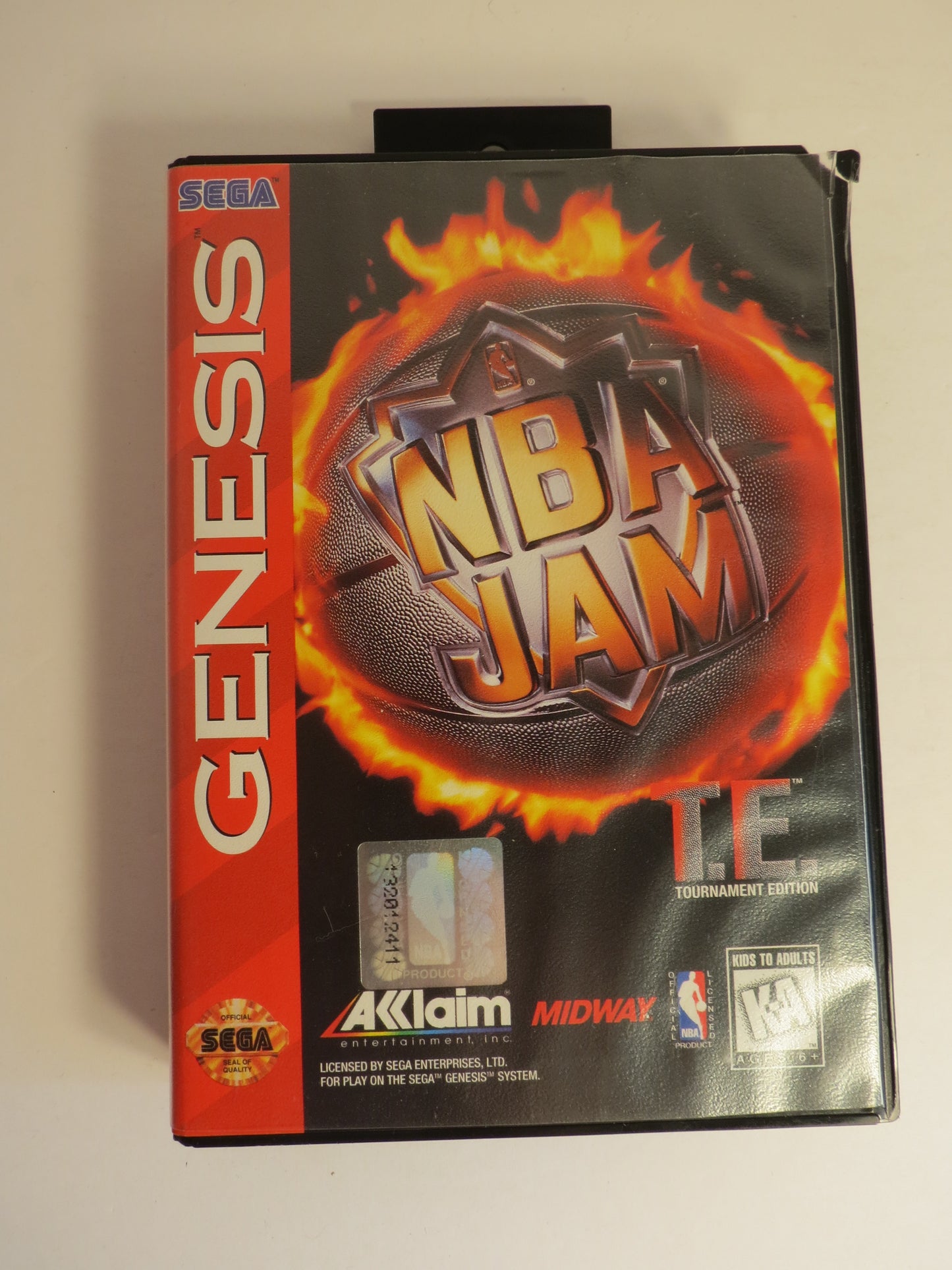 NBA Jam T.E. Tournament Edition Sega Genesis Game
