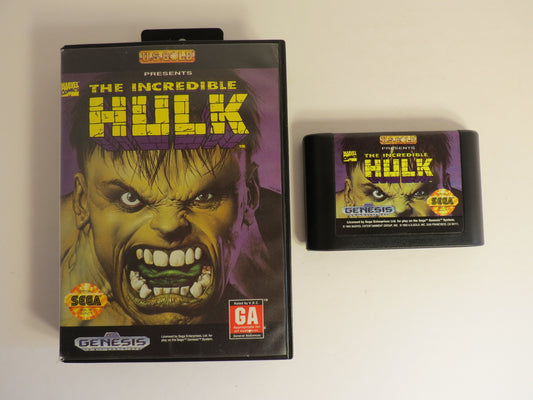 The Incredible Hulk Sega Genesis Game CB