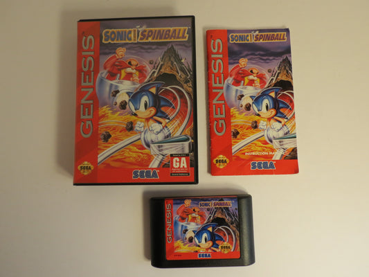 Sonic Spinball Sega Genesis Game CIB