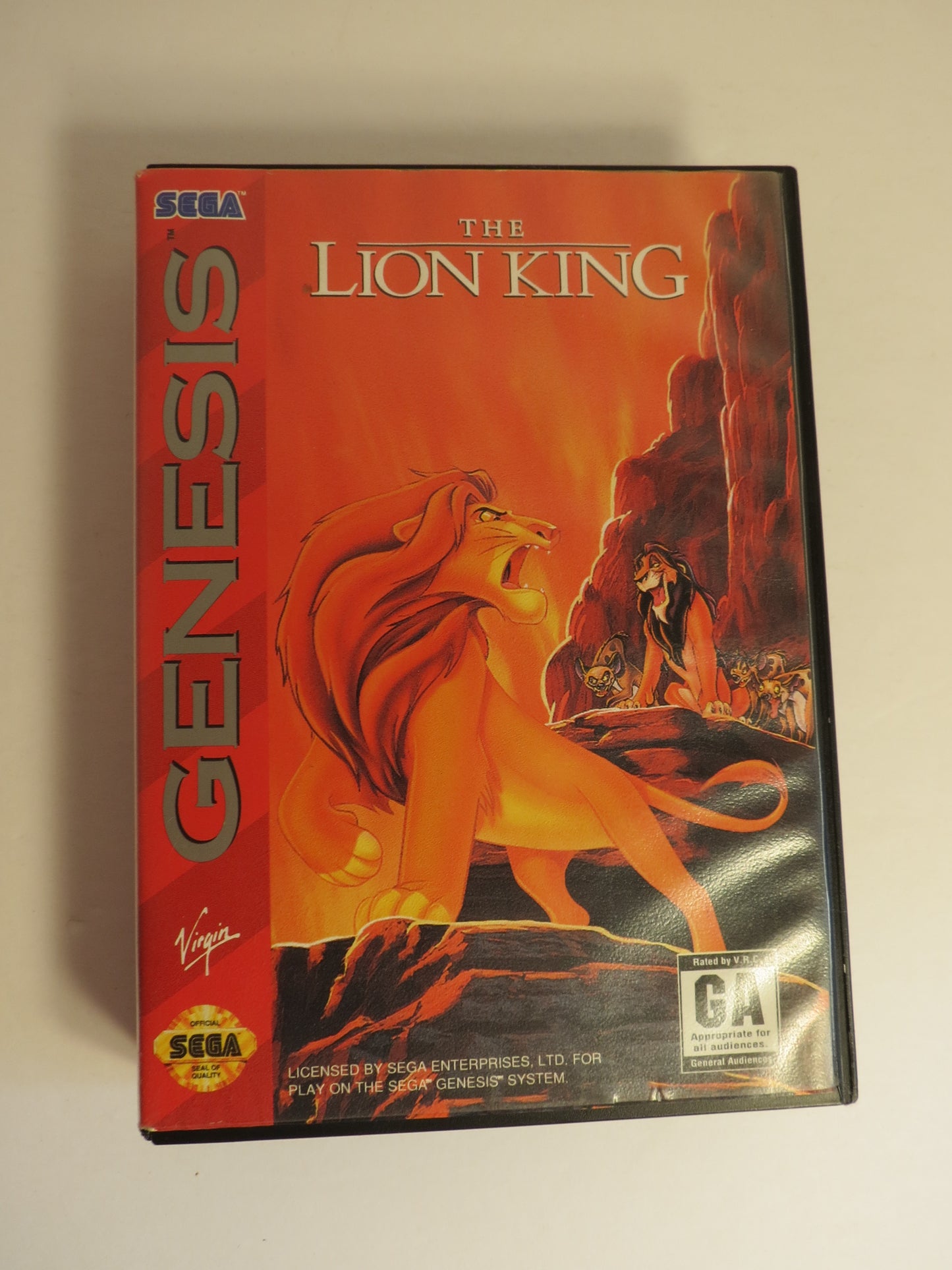 The Lion King Sega Genesis Game CB