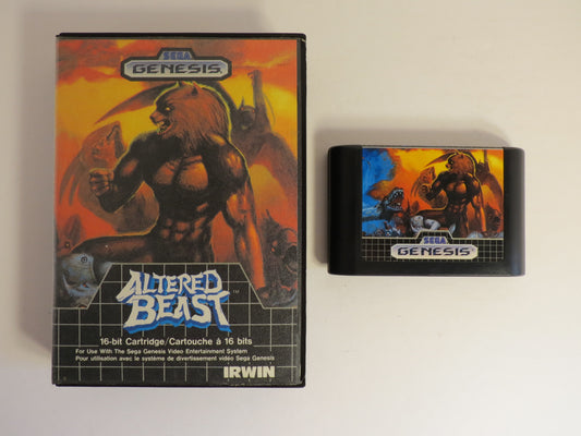 Altered Beast Canadian Sega Genesis Game CB