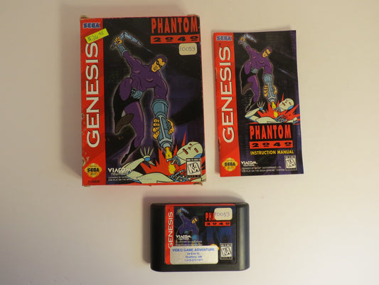 Phantom 2040 Cardboard Sega Genesis Game CIB