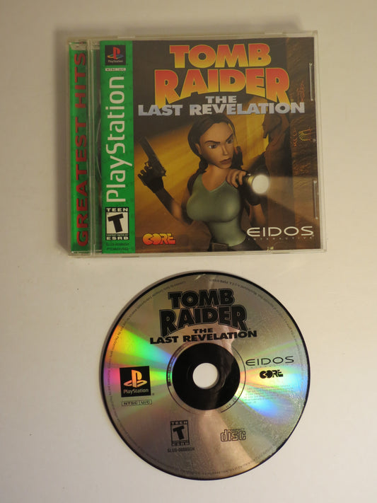Tomb Raider The Last Revelation GH Playstation 1 PS1 Game CIB