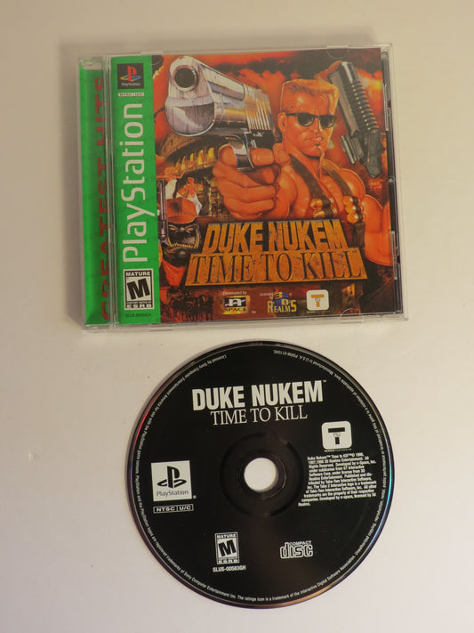 Duke Nukem Time to Kill GH Playstation 1 PS1 Game CIB