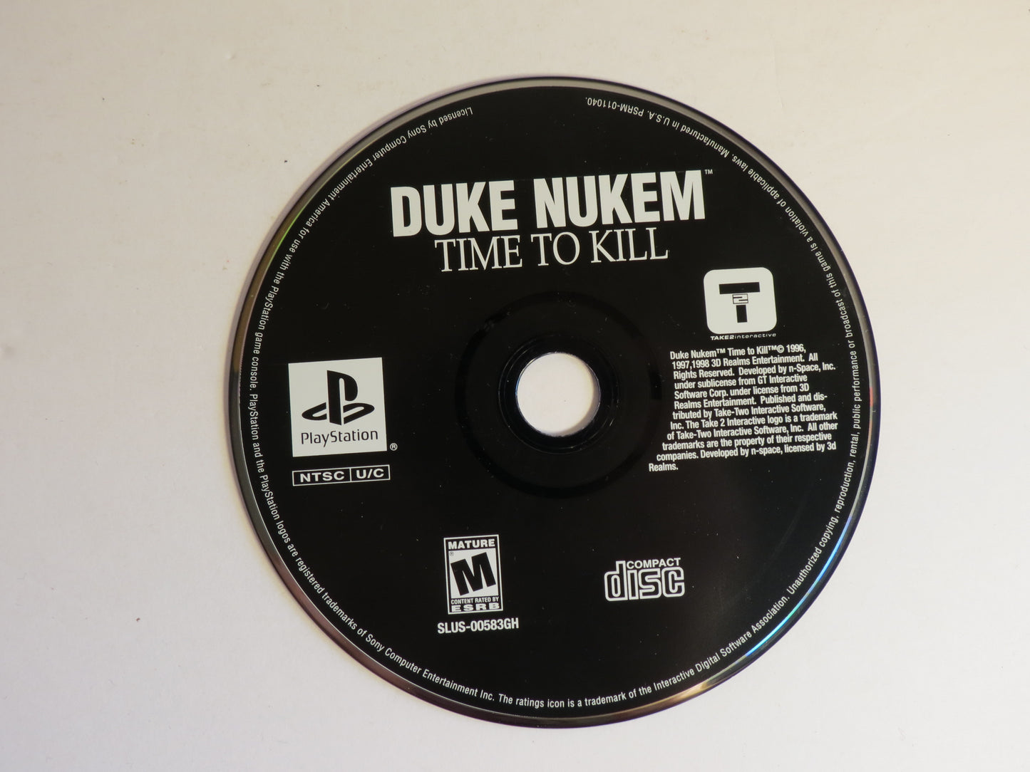 Duke Nukem Time to Kill GH Playstation 1 PS1 Game CIB