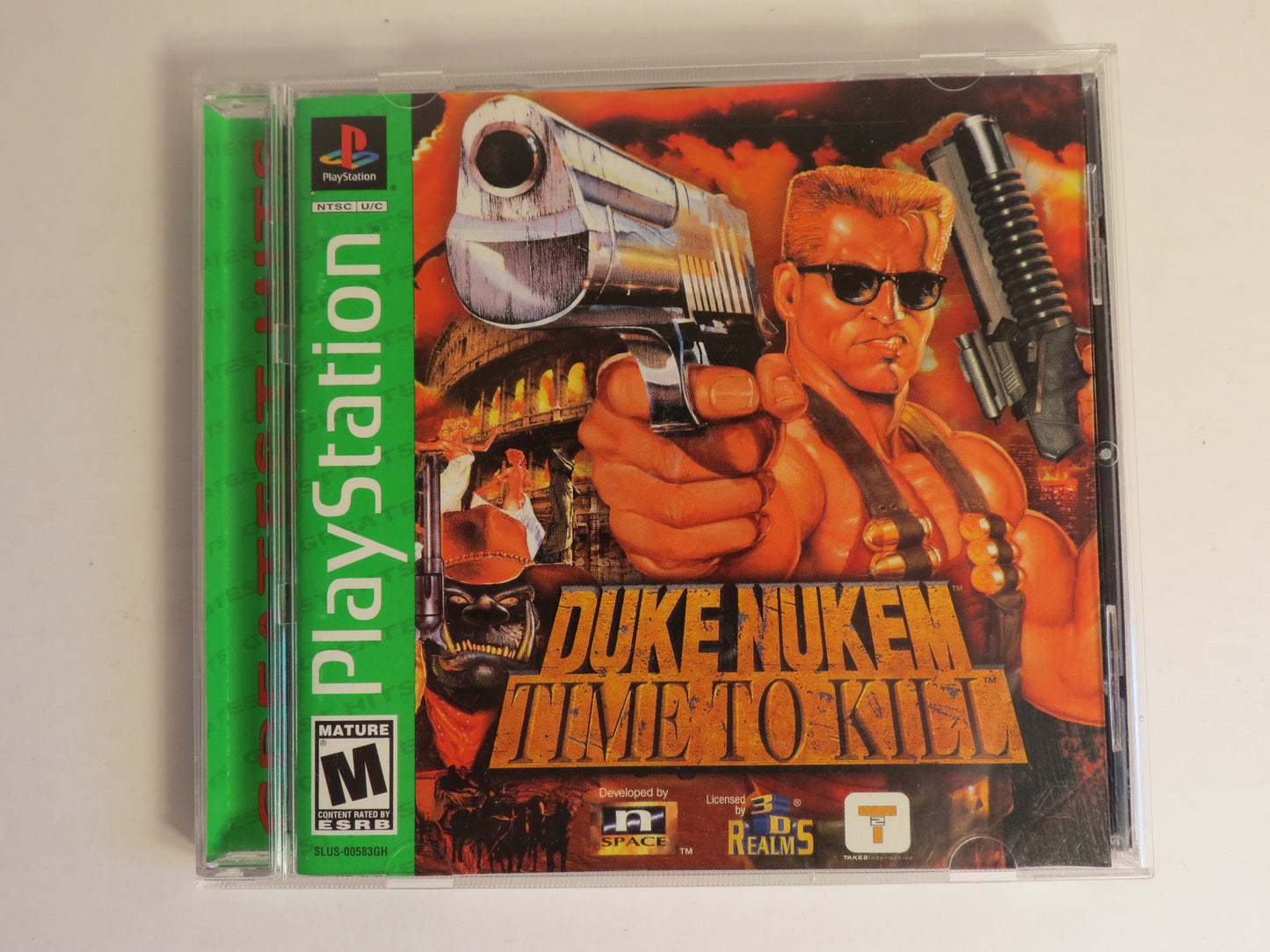 Duke Nukem Time to Kill GH Playstation 1 PS1 Game CIB