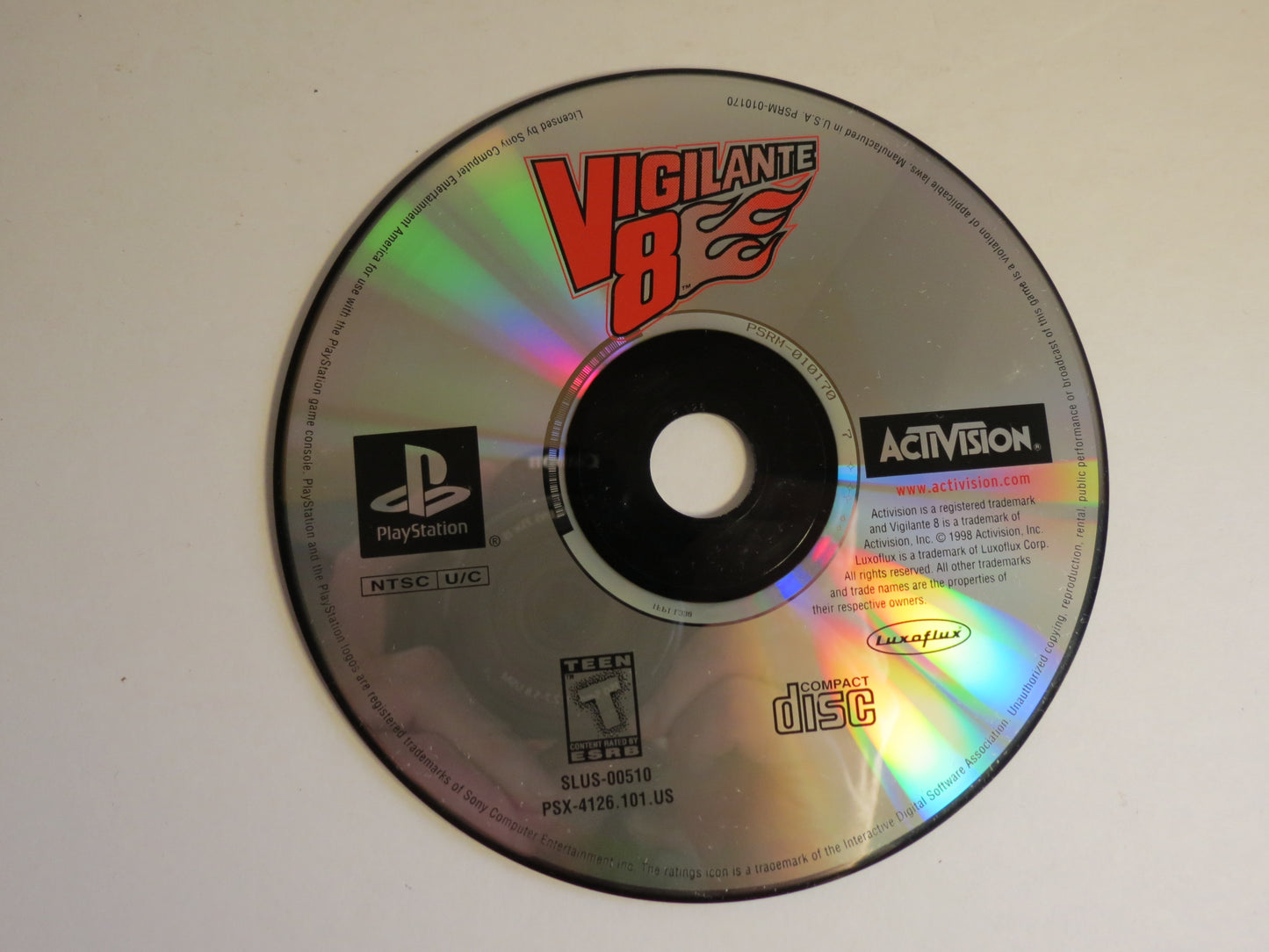Vigilante 8 Playstation 1 PS1 Game CIB