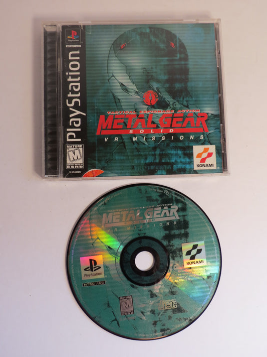 Metal Gear Solid VR Missions Playstation 1 PS1 Game CIB