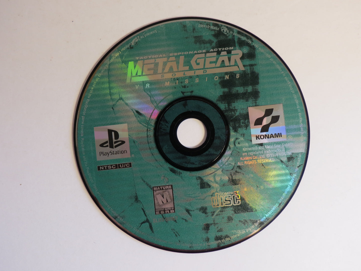 Metal Gear Solid VR Missions Playstation 1 PS1 Game CIB