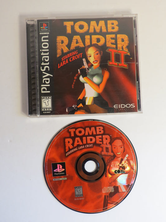 Tomb Raider II Starring Lara Croft Playstation 1 PS1 Game CIB