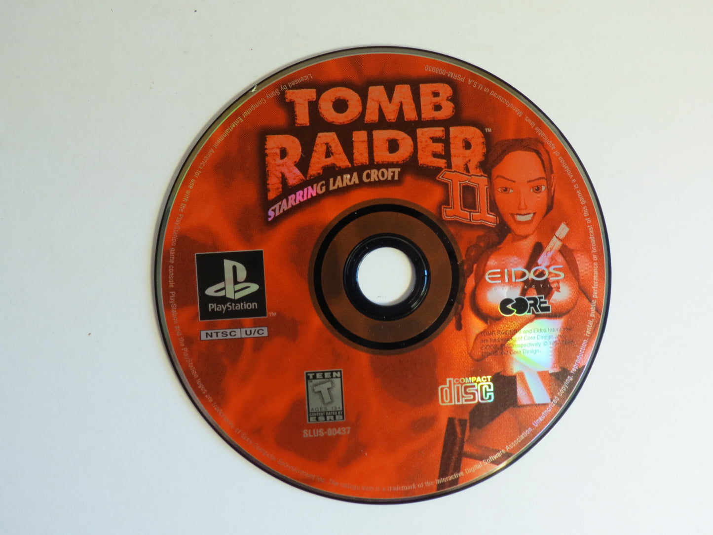 Tomb Raider II Starring Lara Croft Playstation 1 PS1 Game CIB