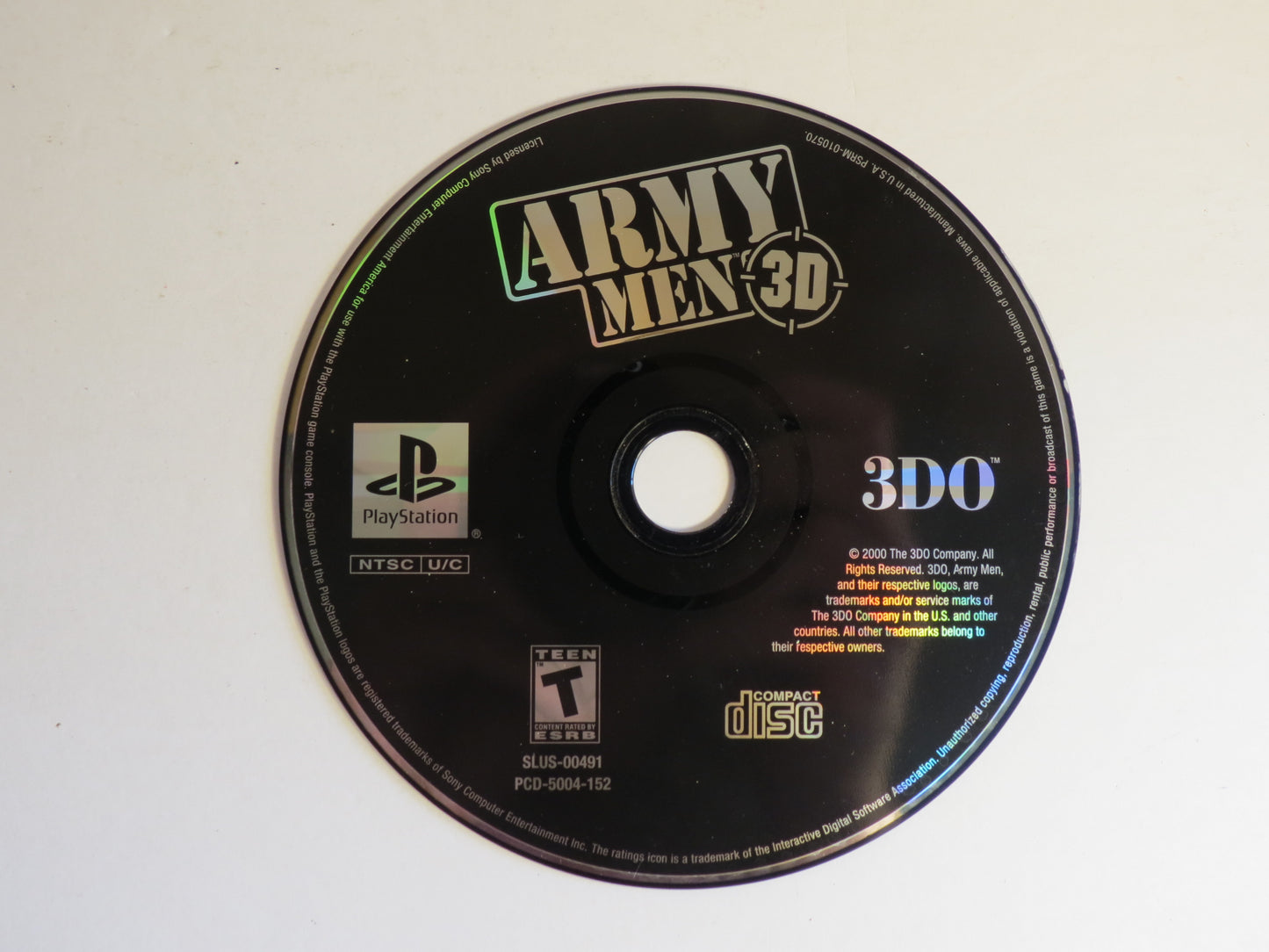 Army Men 3D GH Playstation 1 PS1 Game CIB