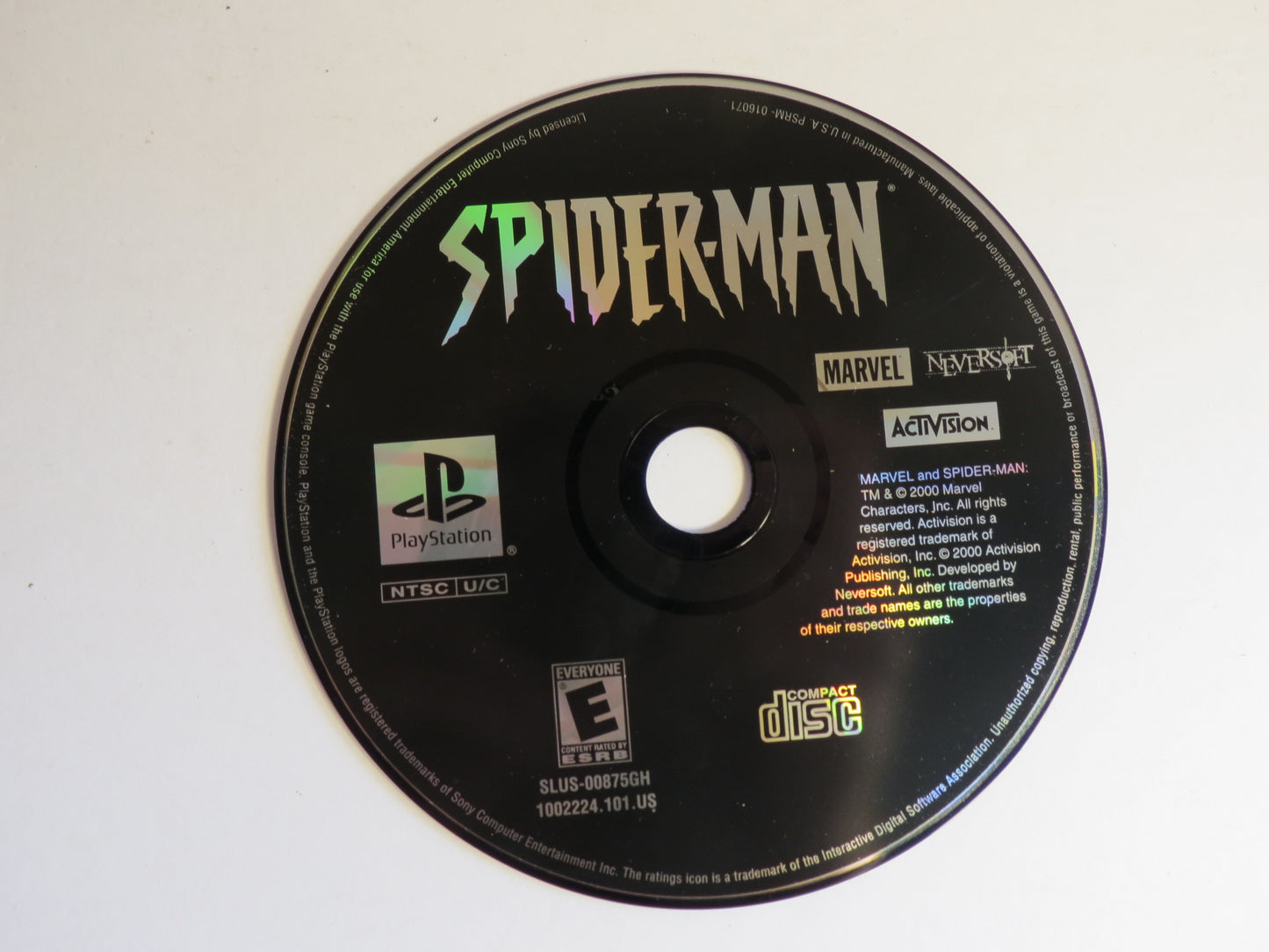 Spider-Man GH Playstation 1 PS1 Game CIB