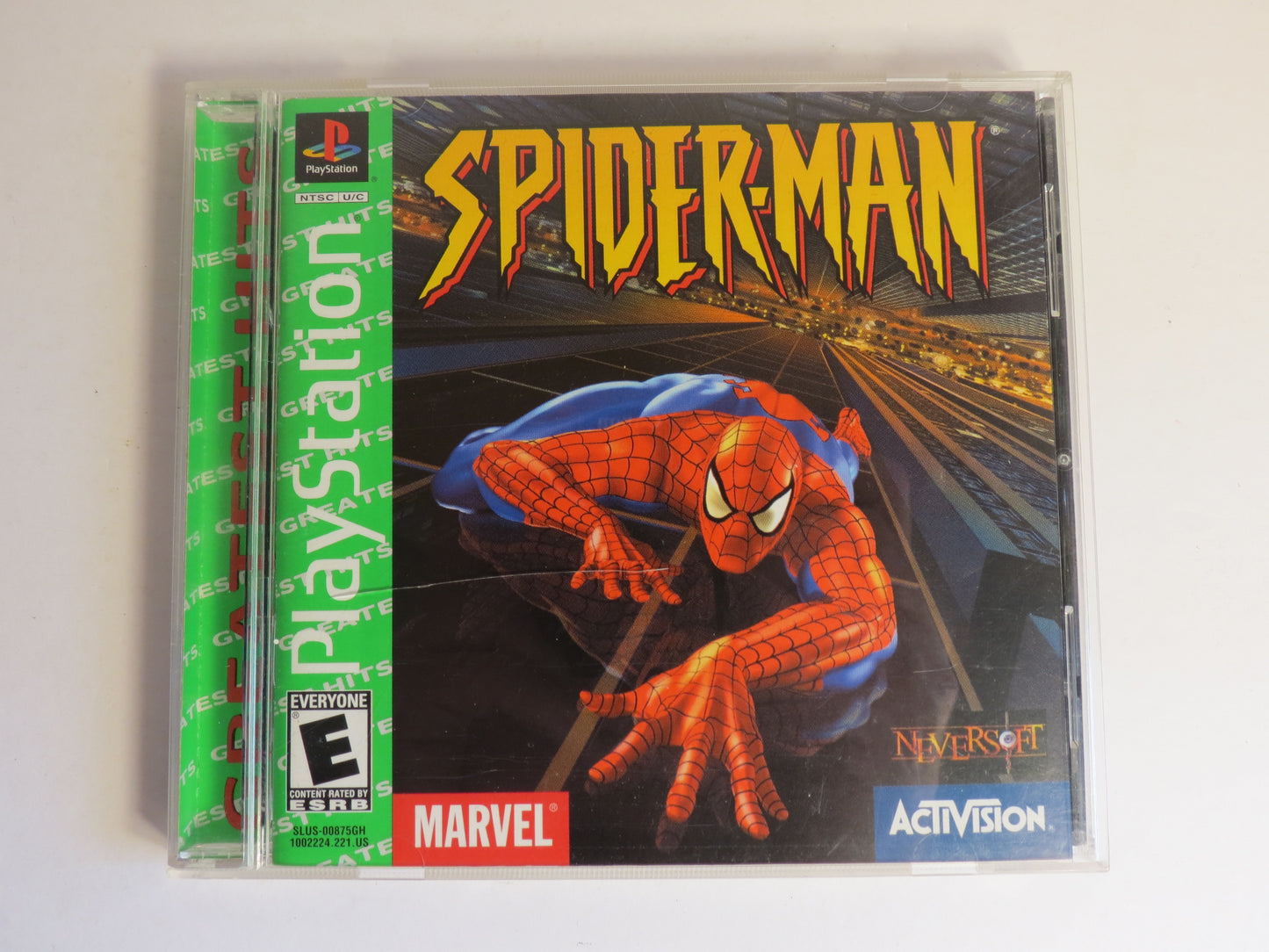 Spider-Man GH Playstation 1 PS1 Game CIB