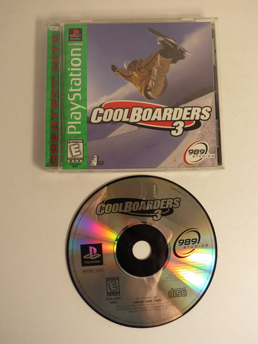 Cool Boarders 3 GH Playstation 1 PS1 Game CIB