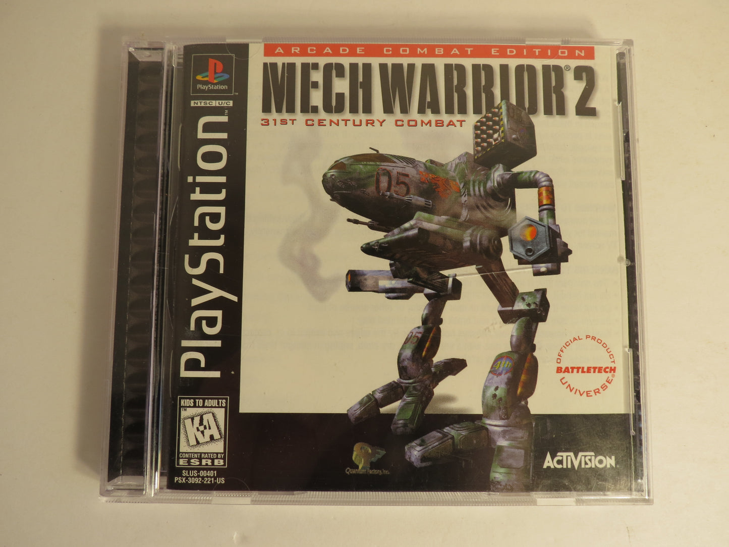 Mechwarrior 2 Playstation 1 PS1 Game CIB