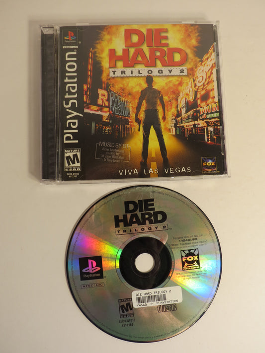 Die Hard Trilogy 2 Playstation 1 PS1 Game CIB