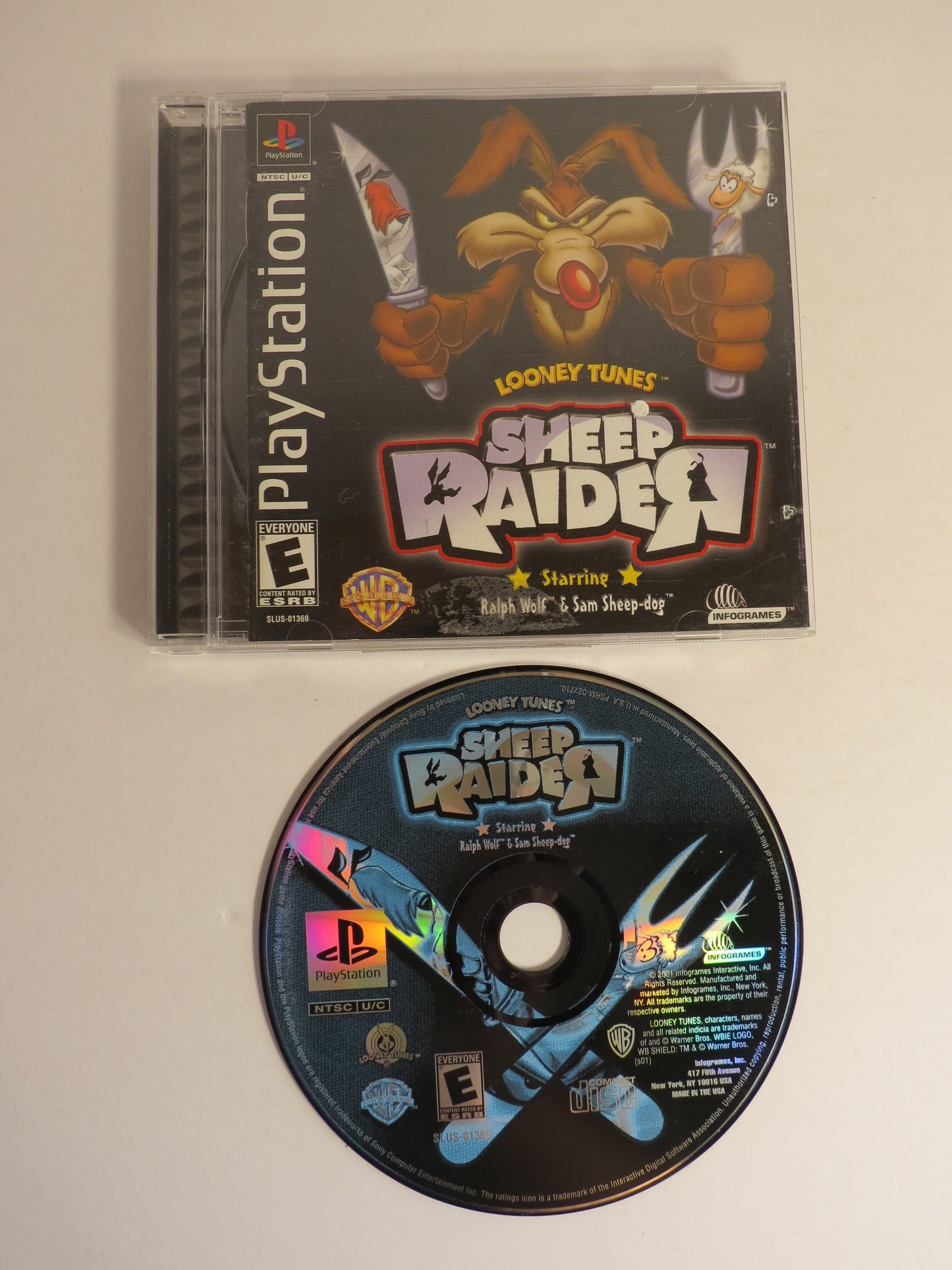 Looney Tunes Sheep Raider Playstation 1 PS1 Game CIB