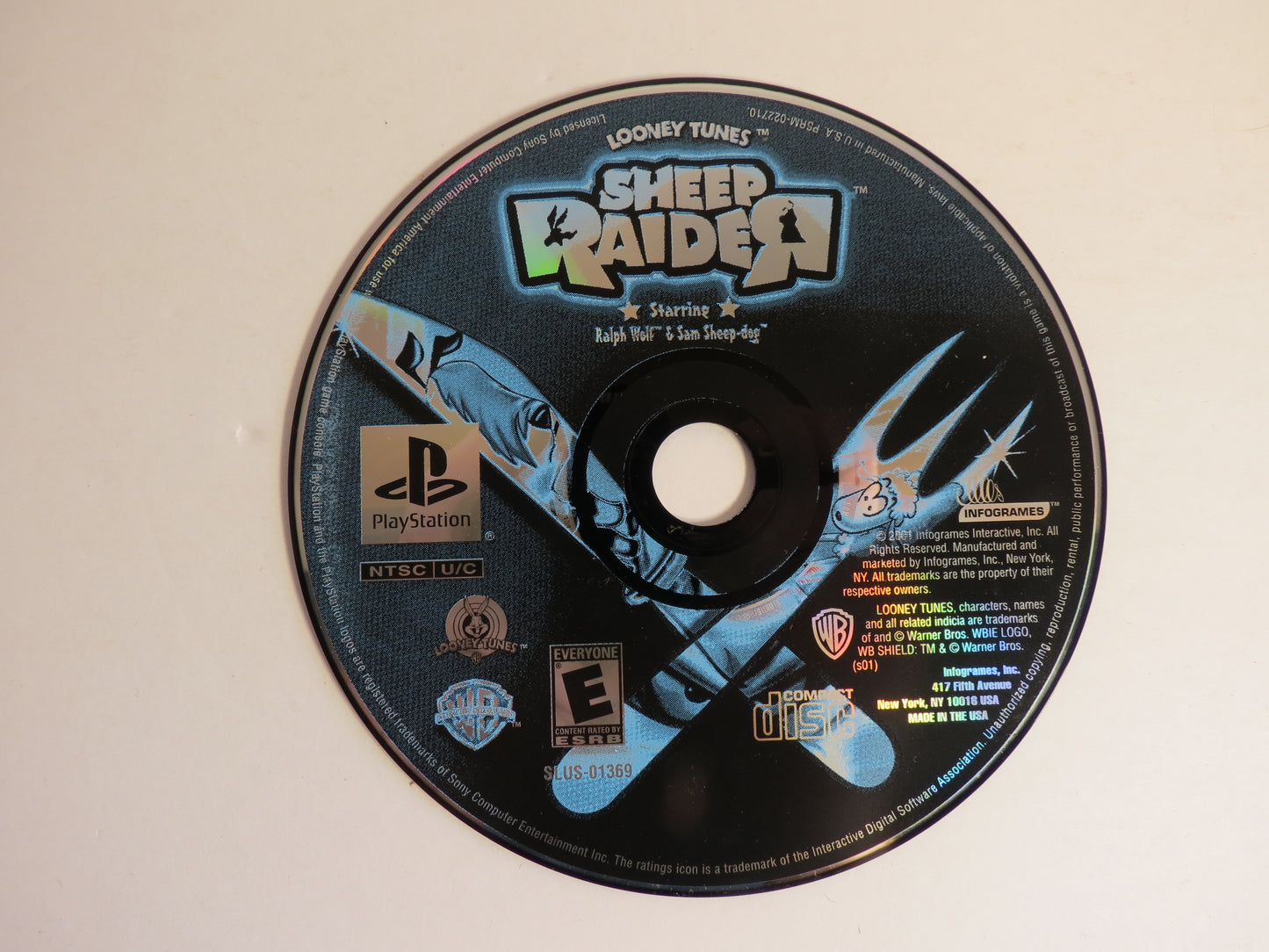 Looney Tunes Sheep Raider Playstation 1 PS1 Game CIB