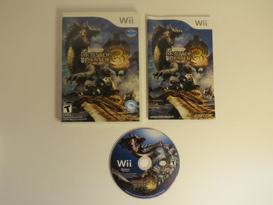 Monster Hunter 3 Tri Nintendo Wii Game CIB