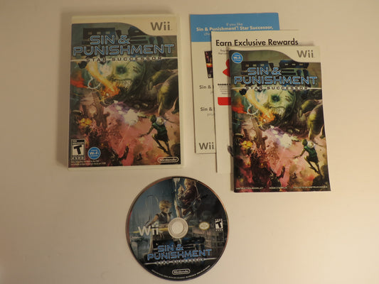 Sin & Punishment Star Successor Nintendo Wii Game CIB