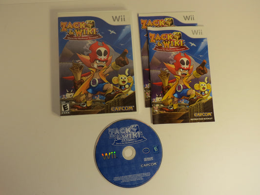 Zack & Wiki Quest for Barbaros' Treasure Nintendo Wii Game CIB