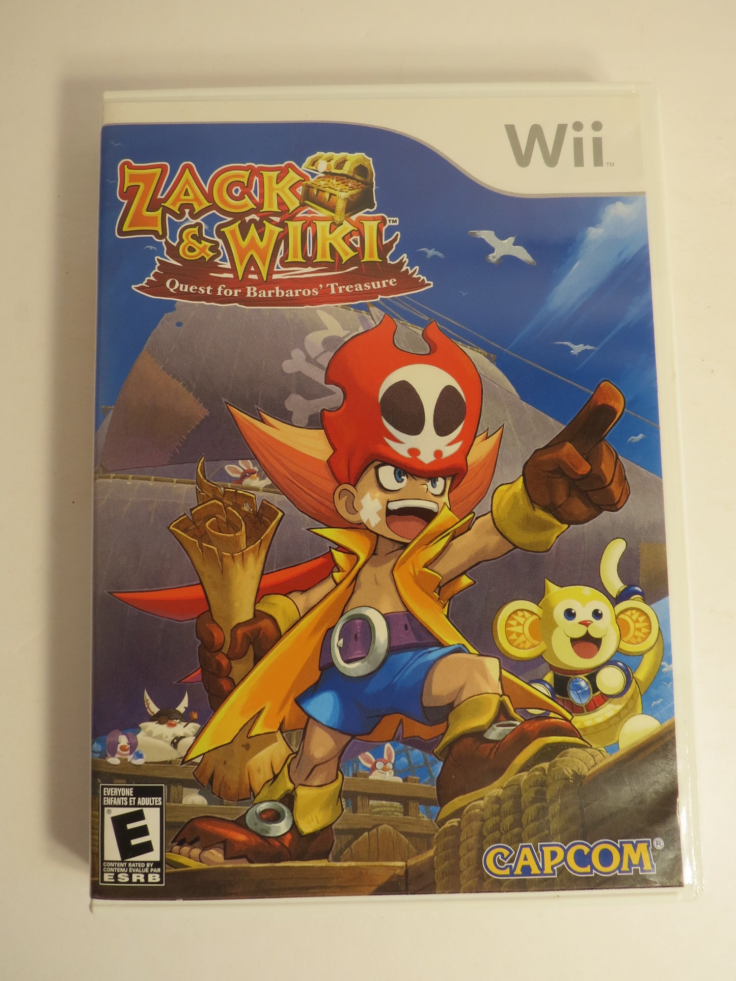 Zack & Wiki Quest for Barbaros' Treasure Nintendo Wii Game CIB