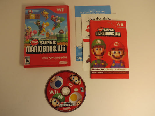 New Super Mario Bros. Wii Nintendo Wii Game CIB