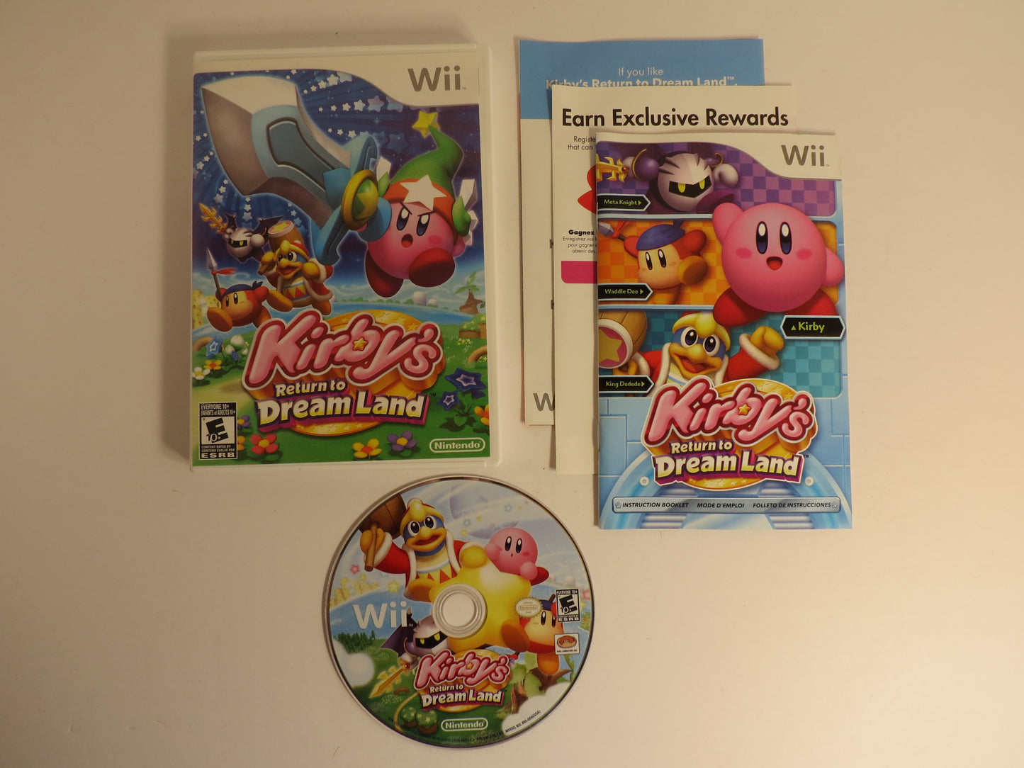 Kirby's Return to Dreamland Nintendo Wii Game CIB