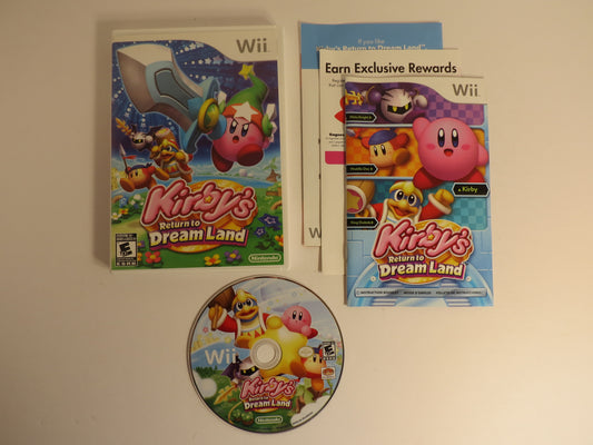 Kirby's Return to Dreamland Nintendo Wii Game CIB