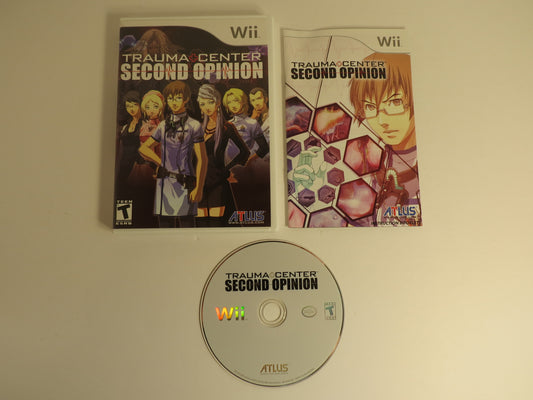 Trauma Center Second Opinion Nintendo Wii Game CIB