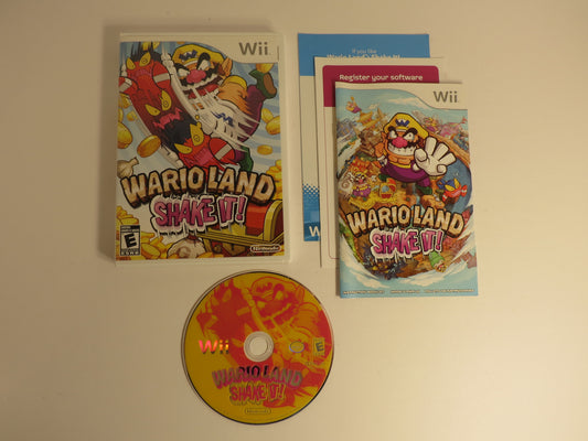 Wario Land Shake It! Nintendo Wii Game CIB