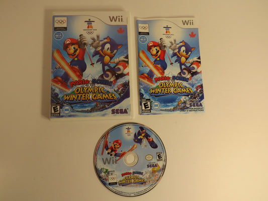 Mario & Sonic at the Olympic Winter Games Nintendo Wii Game CIB