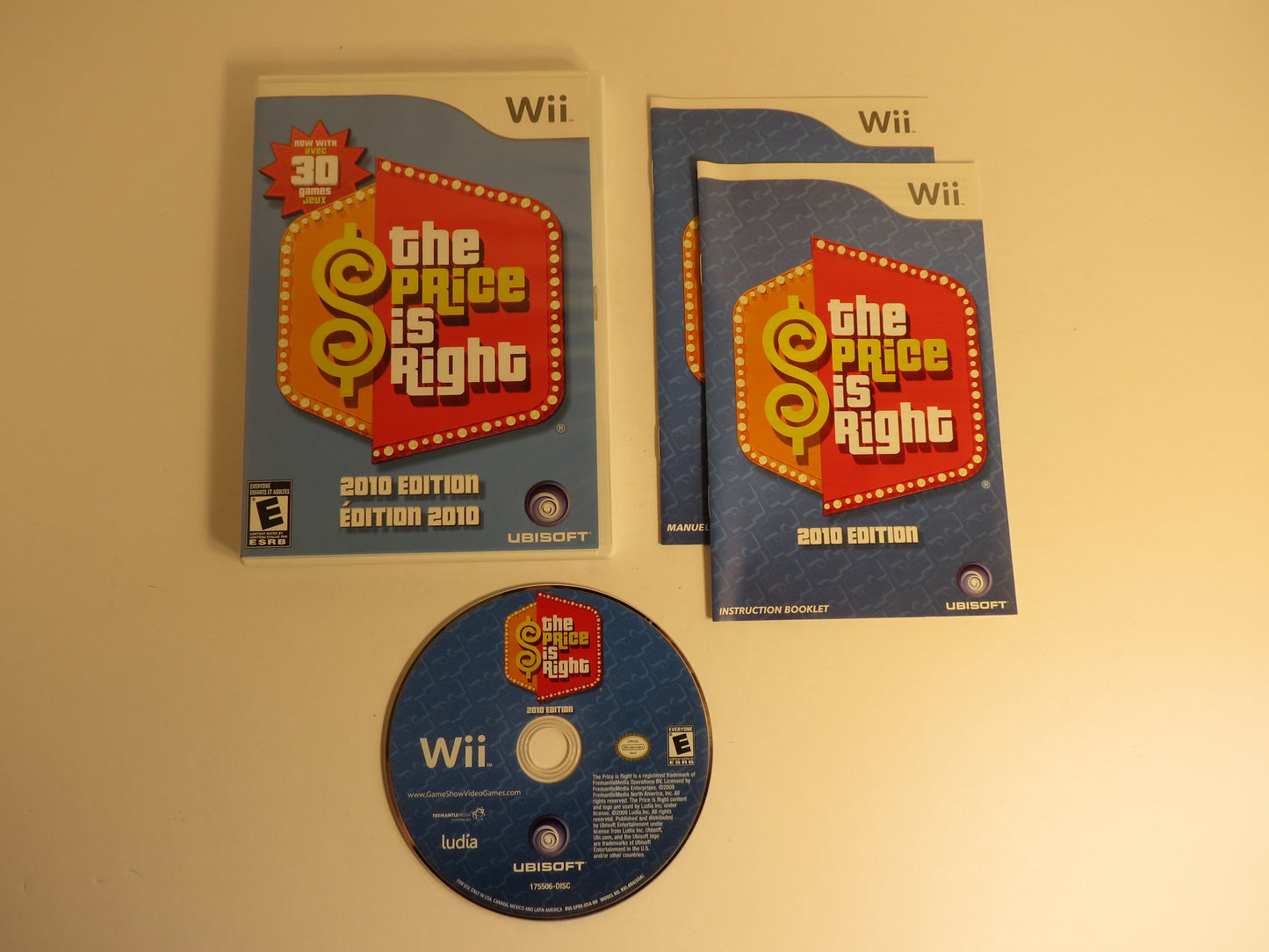 The Price is Right 2010 Edition Nintendo Wii Game CIB