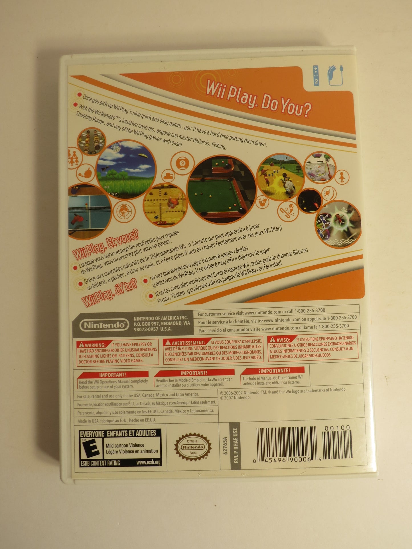 Wii Play Nintendo Wii Game CIB