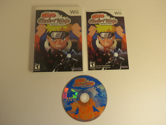 Naruto Clash of Ninja Revolution Nintendo Wii Game CIB