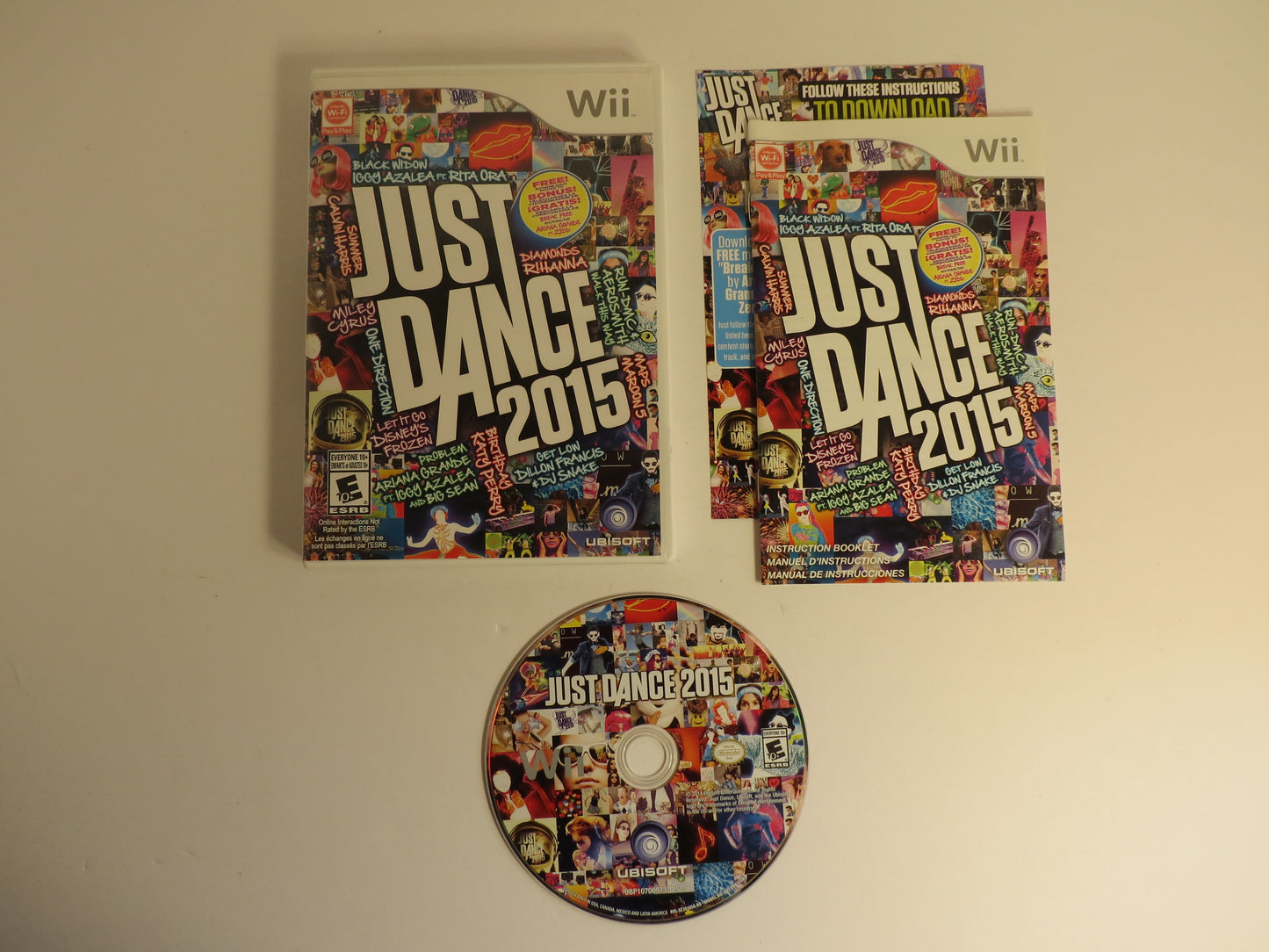Just Dance 2015 Nintendo Wii Game CIB