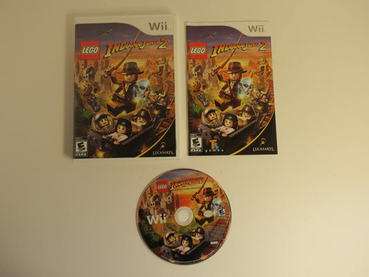 Lego Indiana Jones 2 The Adventure Continues Nintendo Wii Game CIB