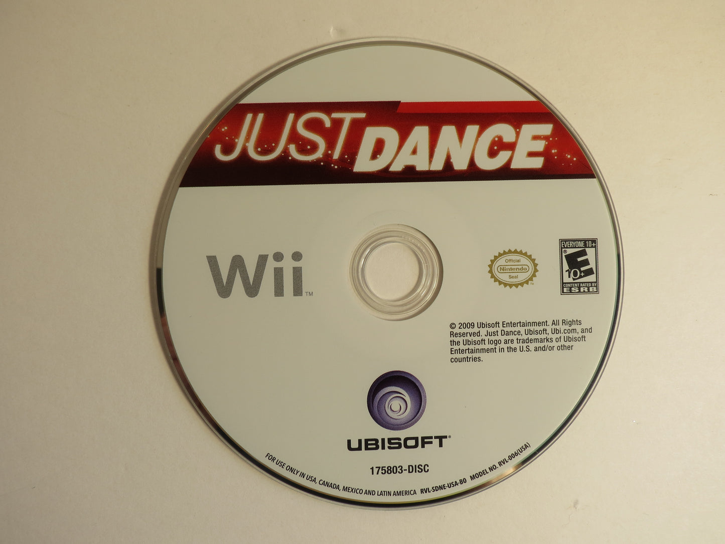 Just Dance Nintendo Wii Game CIB