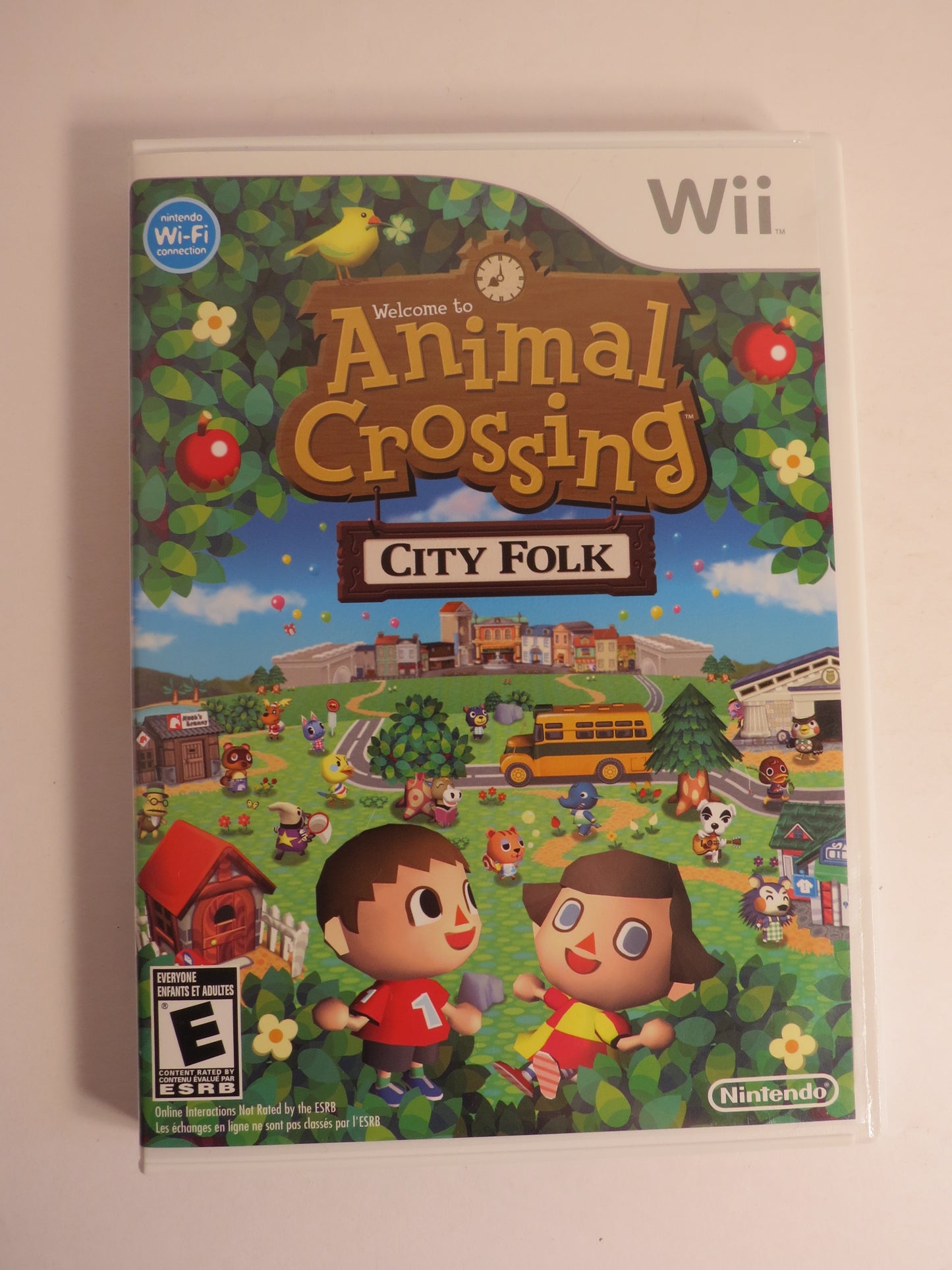 Animal Crossing City Folk Nintendo Wii Game CIB
