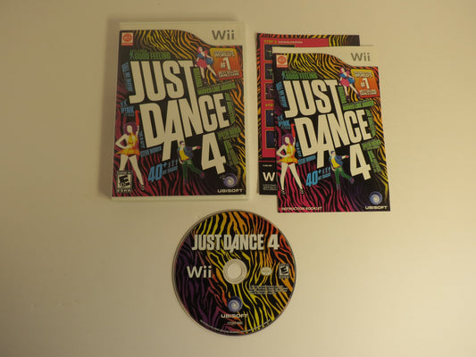 Just Dance 4 Nintendo Wii Game CIB
