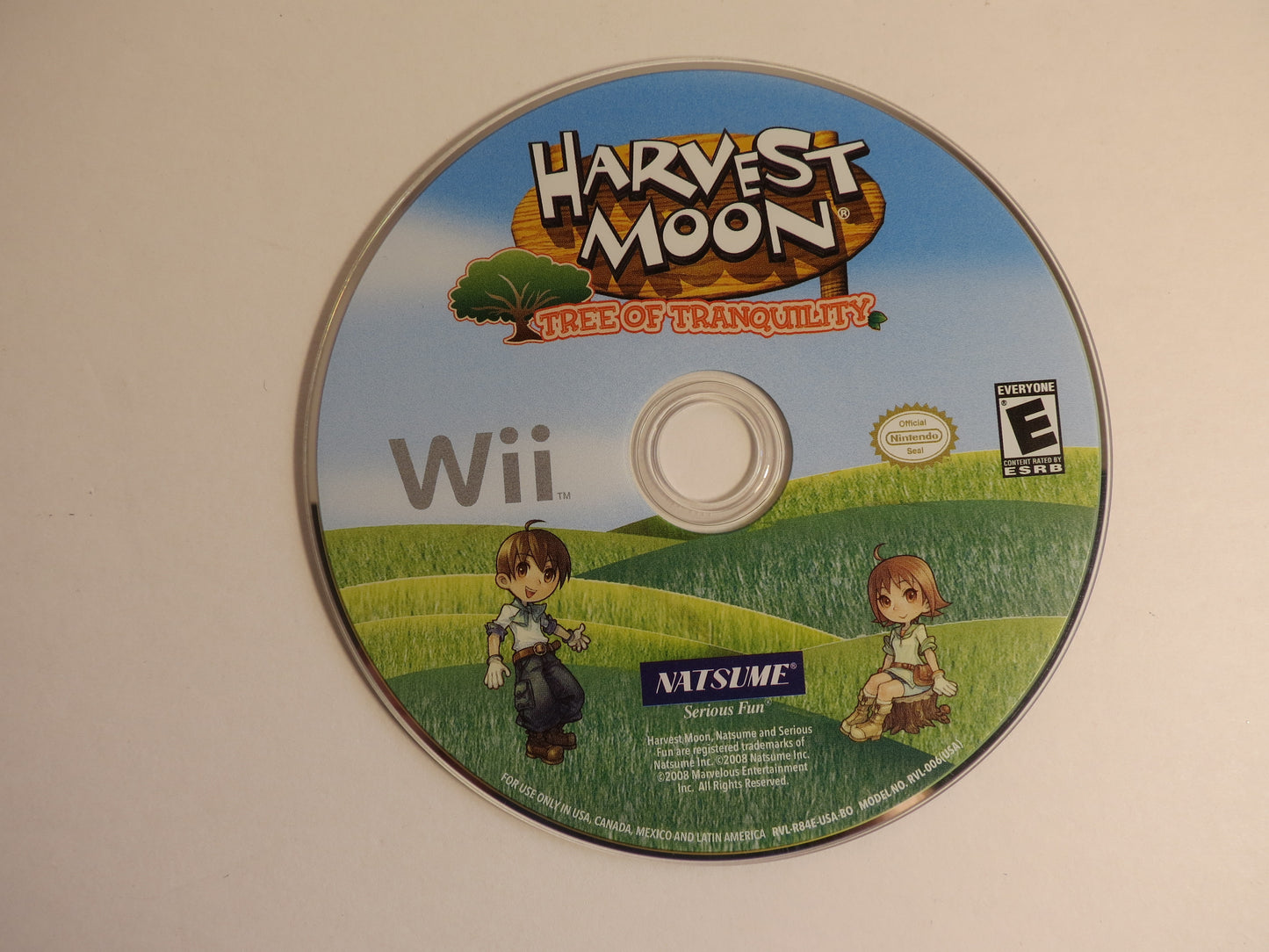 Harvest Moon Tree of Tranquility Nintendo Wii Game CIB