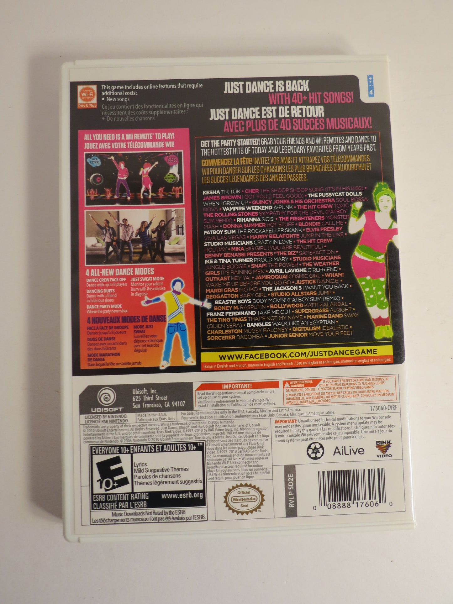 Just Dance 2 Nintendo Wii Game CIB