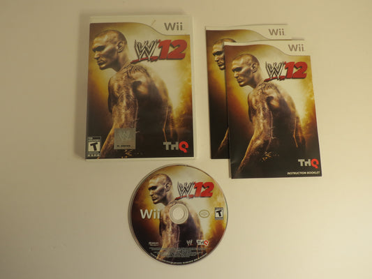 WWE '12 Nintendo Wii Game CIB