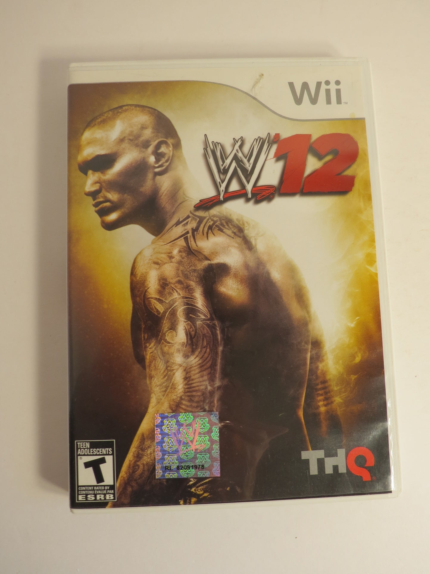 WWE '12 Nintendo Wii Game CIB
