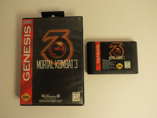 Mortal Kombat 3 Sega Genesis Game CB