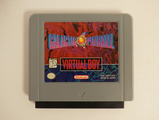 Galactic Pinball Nintendo Virtual Boy Game