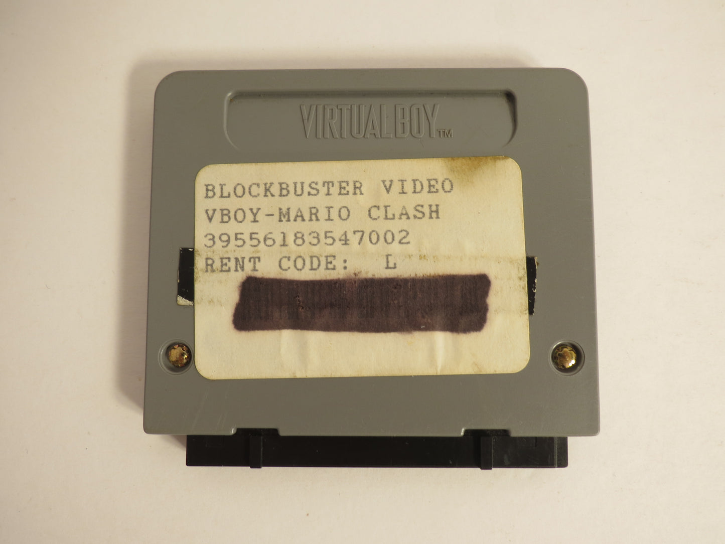 Mario Clash Nintendo Virtual Boy Game