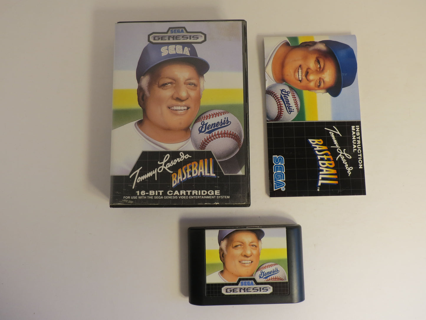 Tommy Lasorda Baseball Sega Genesis Game CIB