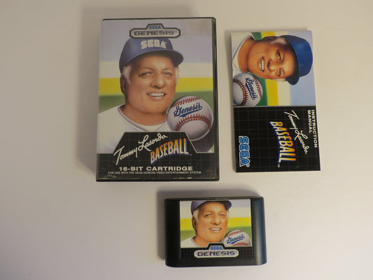 Tommy Lasorda Baseball Sega Genesis Game CIB